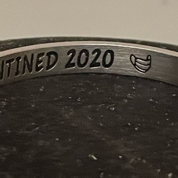 8” Sterling silver engraved and engravable cuff bracelet - Picture 9 of 14